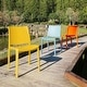 preview thumbnail 35 of 36, Sensilla Resin All-Weather Stackable Dining Chair (Set of 4)