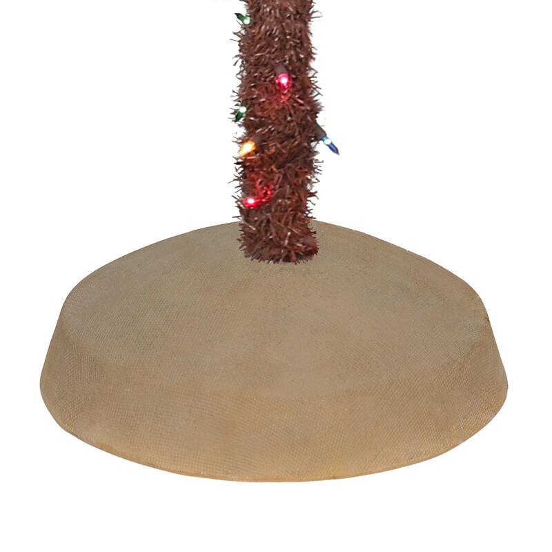 Puleo International 6 ft. Pre-Lit Palm Tree 150 Dual-Color LED Lights