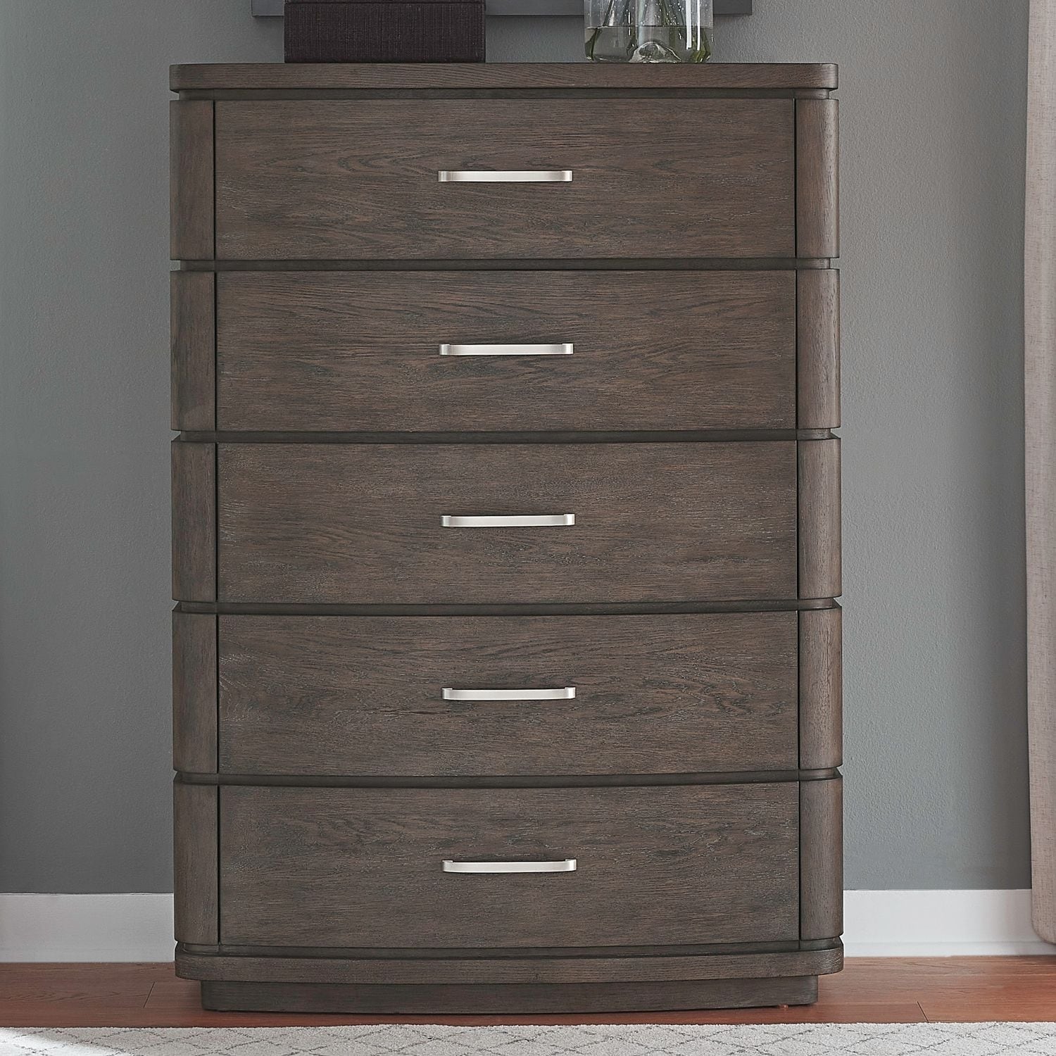 Liberty Furniture Cascade Falls Bedroom 5 Drawer Chest Satin Espresso