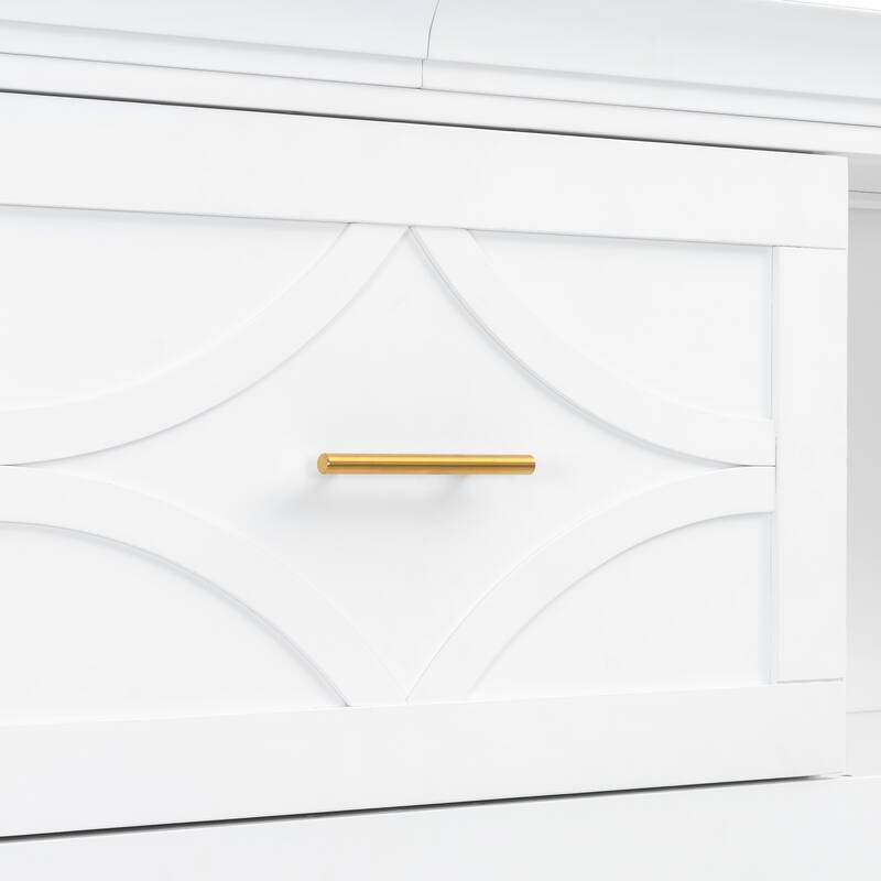 Roomfitters Twin Size Murphy Bed with Charging Station and Storage Drawer, Space-Saving Foldable Bed Cabinet