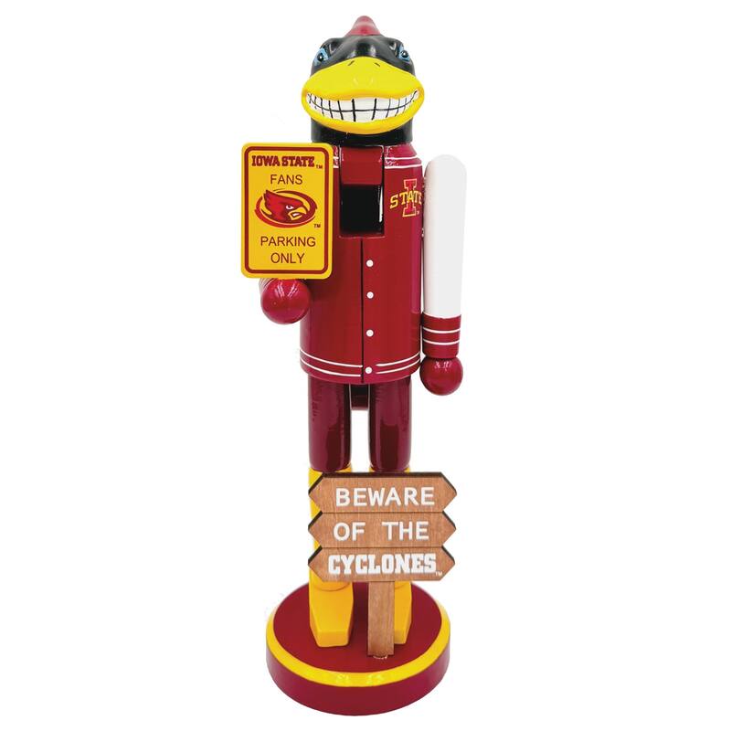 12" Iowa State Beware of the Cyclones Nutcracker