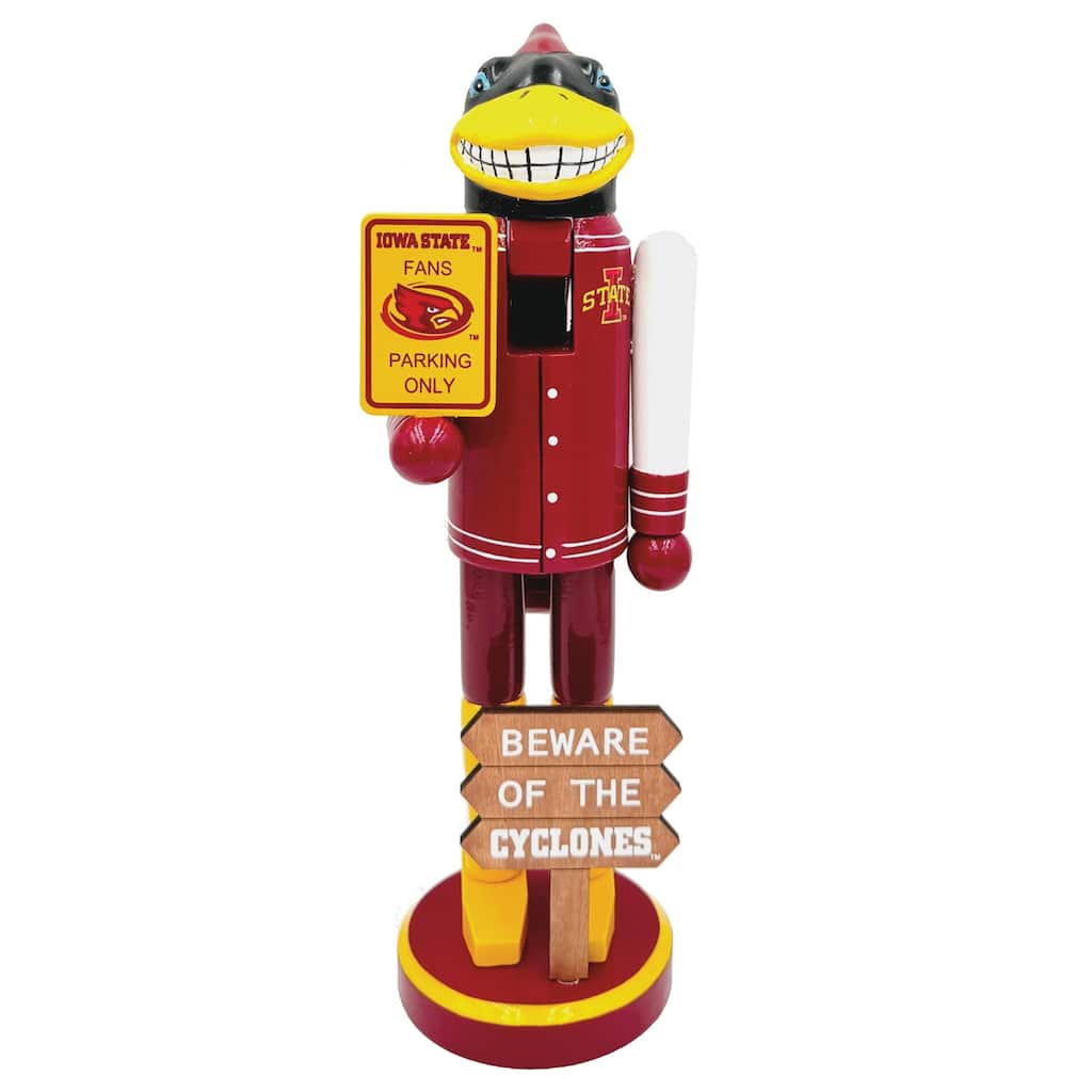12" Iowa State Beware of the Cyclones Nutcracker
