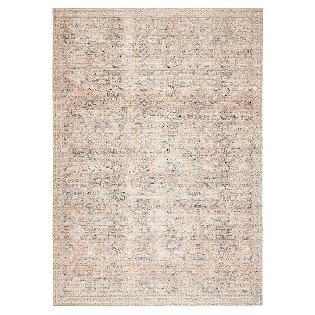 Terra by Obeetee Ava Vintage Caspian Blush Rug