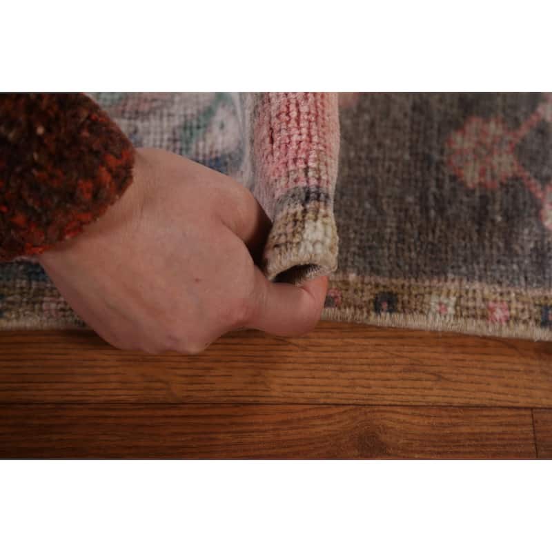Antique Look Anatolian Turkish Rug Hand-knotted Oriental Wool Carpet - 1'7" x 3'3"