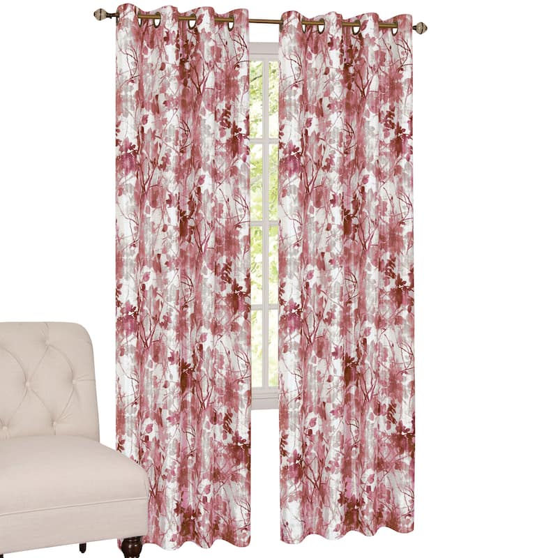 Tranquil Trees Insulated Curtain Panel