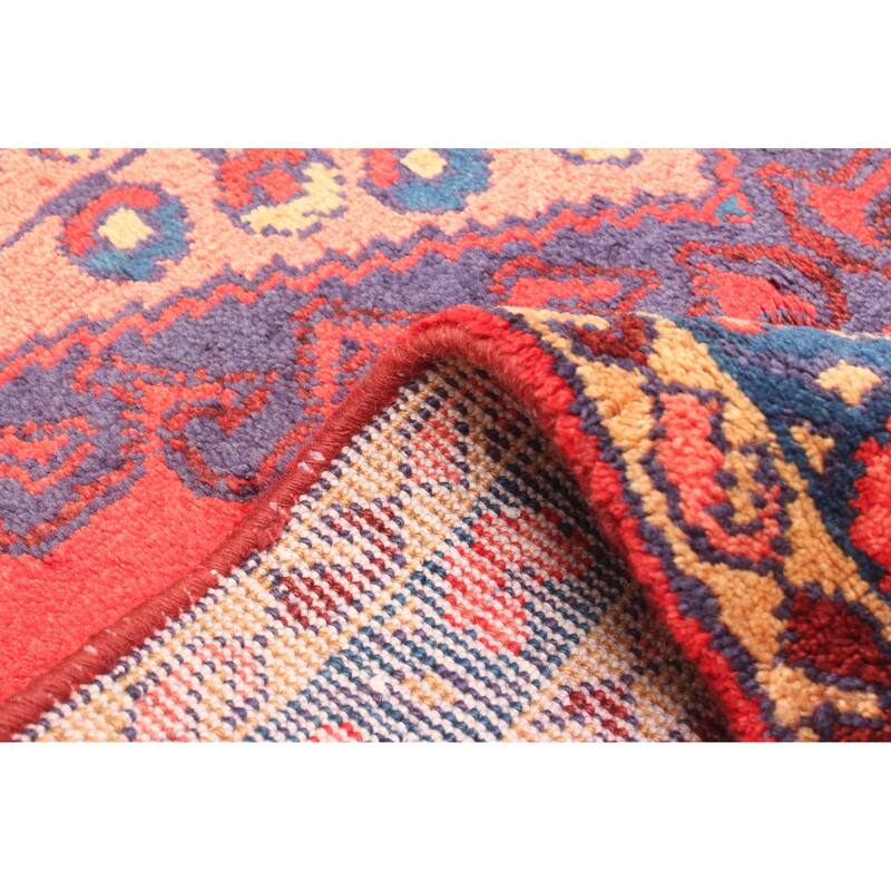 ECARPETGALLERY Hand-knotted Melis Vintage Light Red Wool Rug - 3'5 x 6'7
