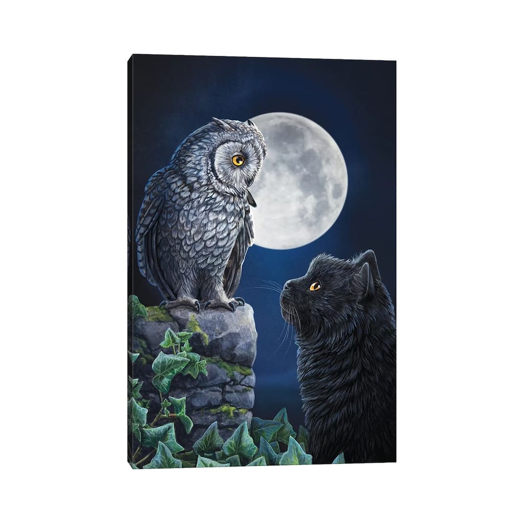 iCanvas "Purrfect Wisdom" by Lisa Parker Canvas Print