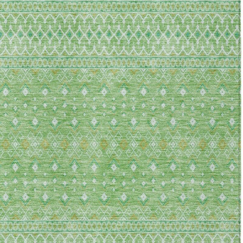 HomeRoots Tribal Transitional Rectangle Outdoor Rug