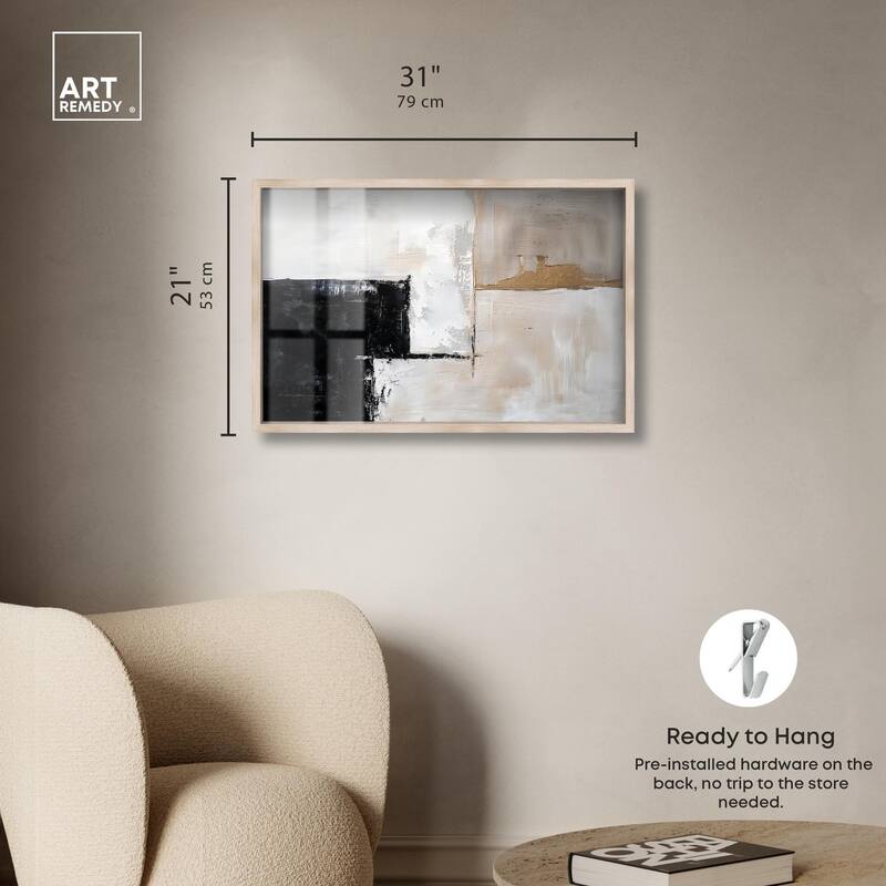 Black Dust and White Ash II Shadowbox by Art Remedy