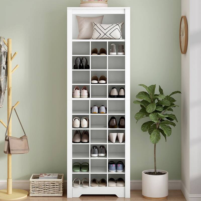 30 Pair Shoe Storage with Multiple Storage Capacity