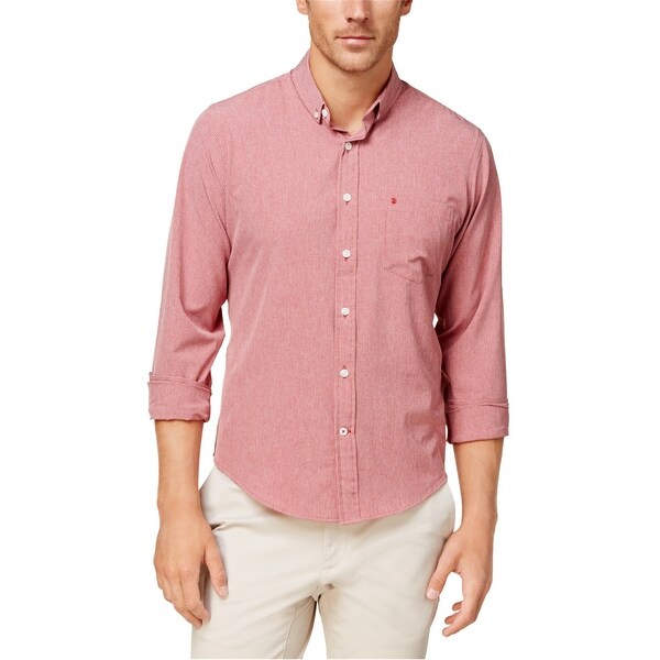 Izod Mens Performance Advantage Button Up Shirt. Opens flyout.