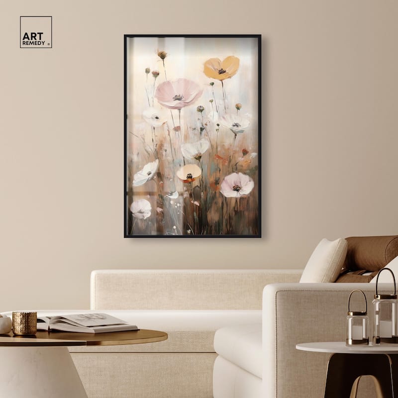 Delicate Flowers in Bloom Shadowbox by Art Remedy