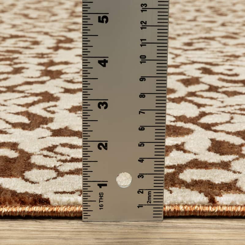 Style Haven Ingram Two-Tone Oriental Rust/ Beige Area Rug