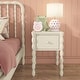 preview thumbnail 2 of 15, Max and Lily Jenny Lind 1 Drawer Nightstand
