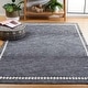 preview thumbnail 1 of 9, SAFAVIEH Easy Care Machine Washable Osanna Border Rug 3' x 5' - Grey/Ivory - Rectangle