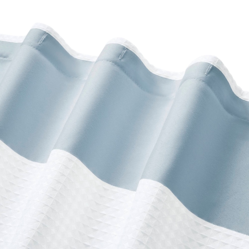 Madison Park Spa Waffle Shower Curtain with 3M Treatment