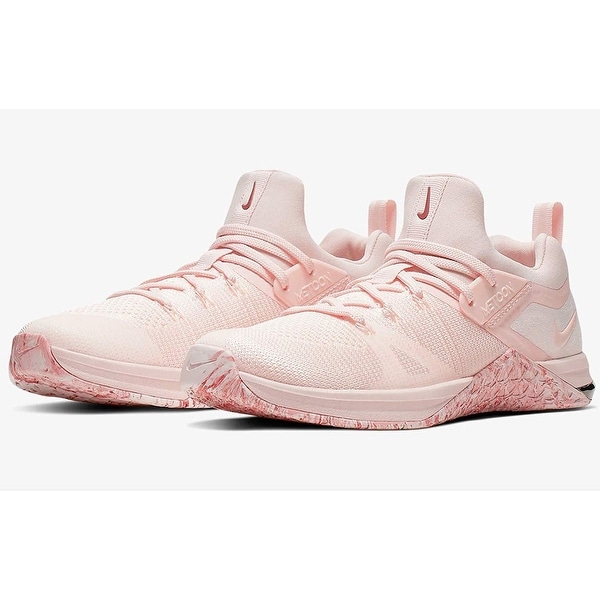 nike metcon pink and white