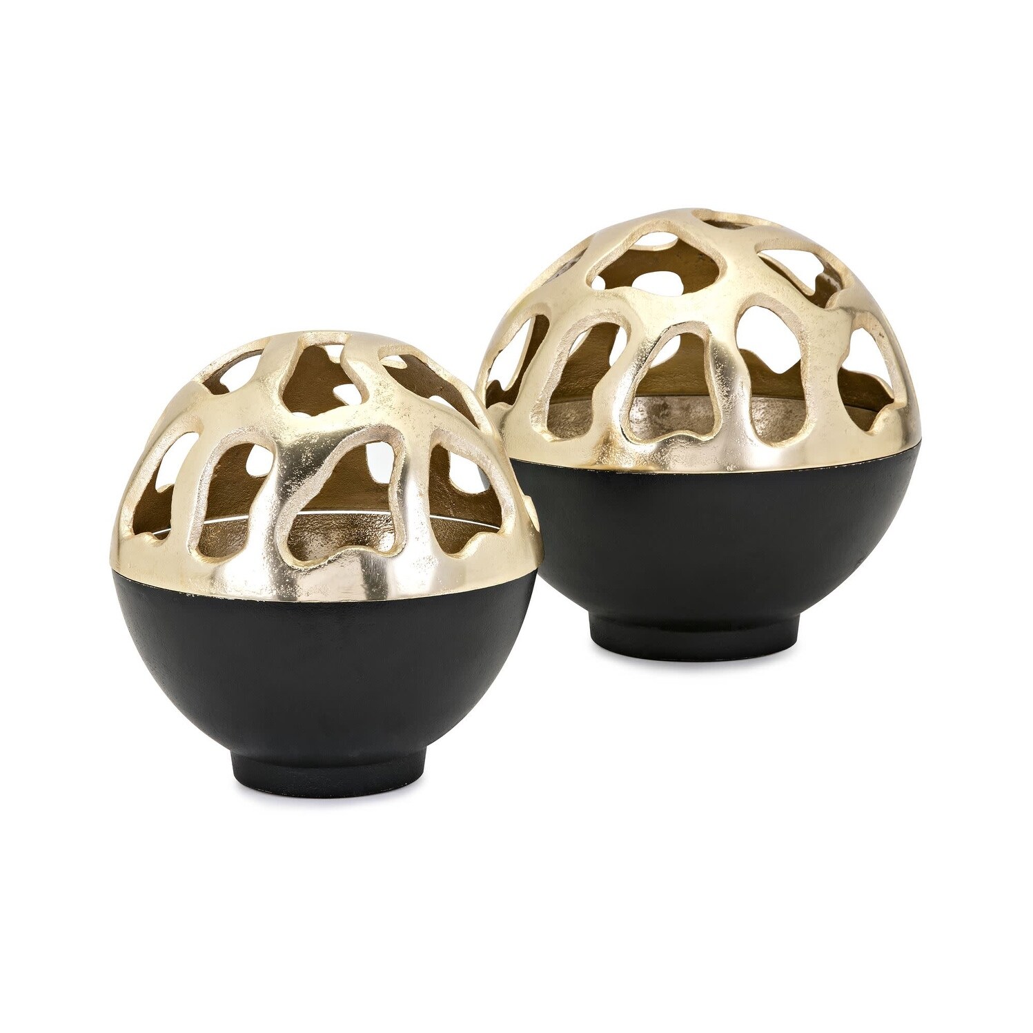 Shop Imax Home 61477 Abri Large Aluminum Decorative Bowl With Lid