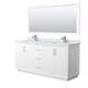Option White / Brushed Nickel Hardware