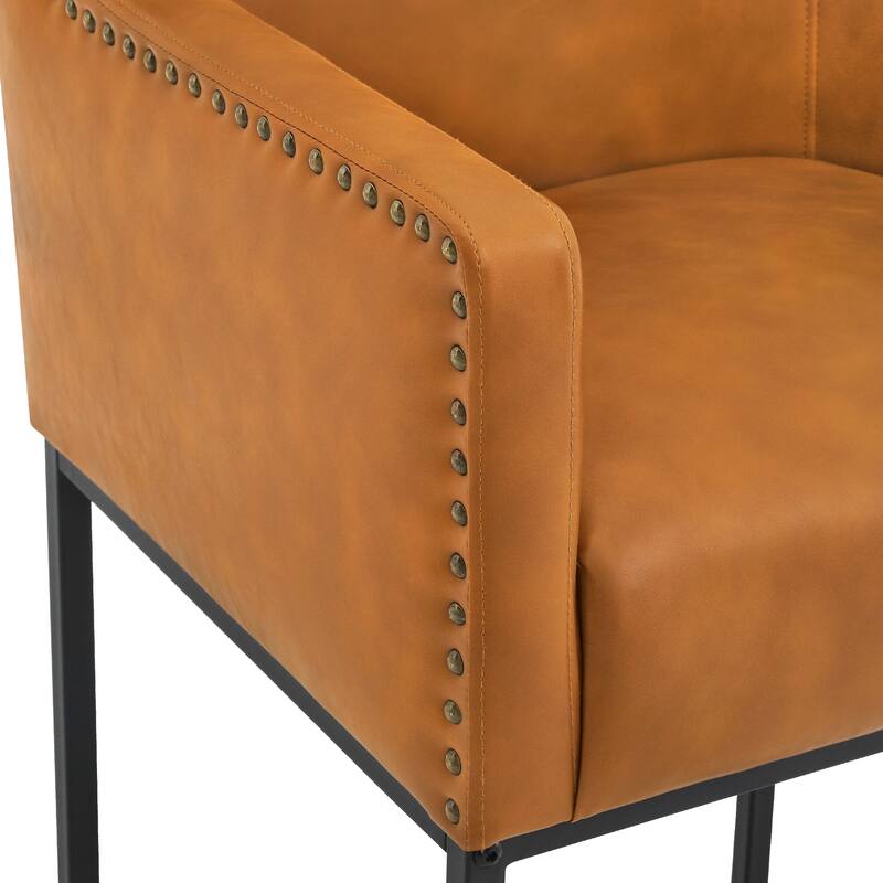 Modern Counter Height Bar Stools Fabric Upholstered Counter Stool
