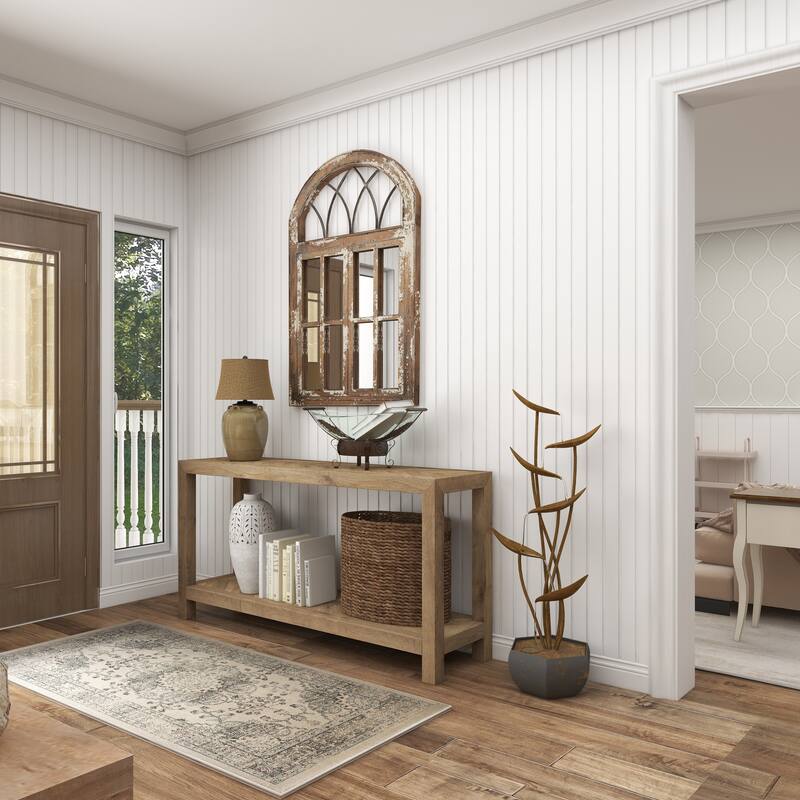 Clear Tempered Glass Kitchen Serving Bowl with Brown Metal Scroll Base