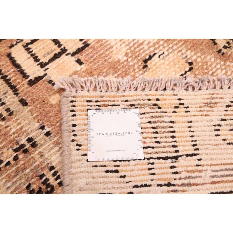 ECARPETGALLERY Hand-knotted Antalya Vintage Copper Wool Rug - 6'4 x 8'10