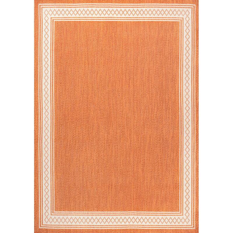 JONATHAN Y Havana Classic Diamond Border Indoor/Outdoor Area Rug