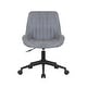 preview thumbnail 9 of 17, Porthos Home Cabe Swivel Office Computer Chair, Microfiber Upholstery