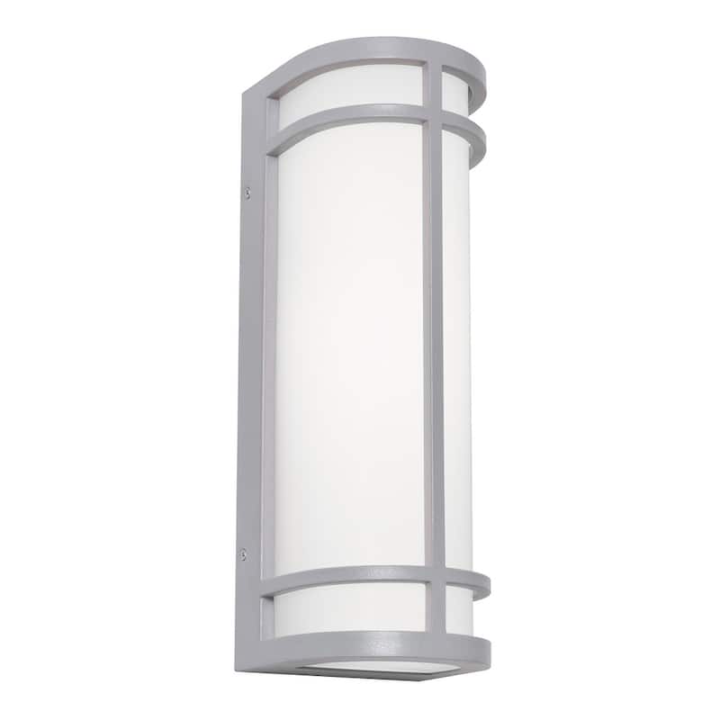 AFX CRNW0616LAJUD Crain 16" Tall Outdoor Wall Sconce - Textured Grey
