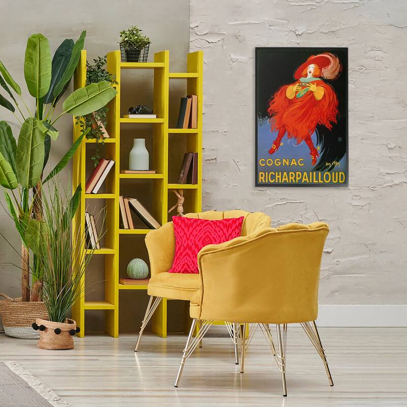 Stupell Vintage Cognac Advertisement Framed Giclee Art Design By Marcus Jules