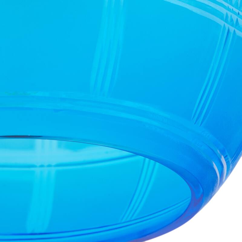 Catharine River of Goods Black Metal and Hand Blown Glass 11.75-Inch Pendant Light with Adjustable Hanging Cord