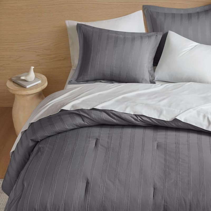 Chelsea Square Logan Woven Striped Comforter Set