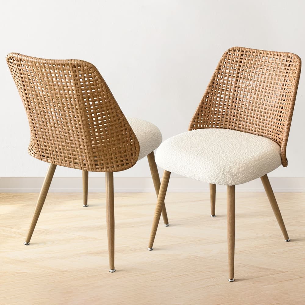 Fabric Upholstered Dining Chair Set of 2,4,6