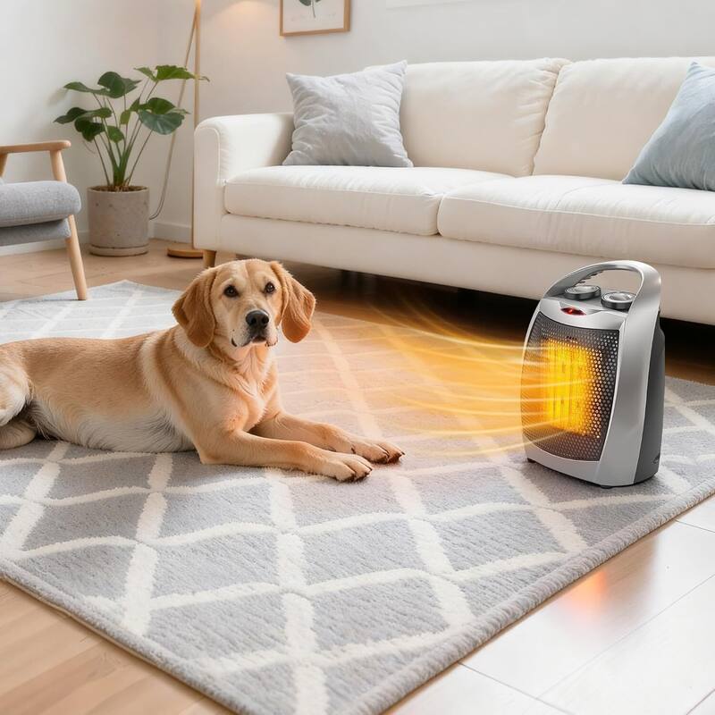 PTC Fast Heating Portable Electric Space Heater for Small Space