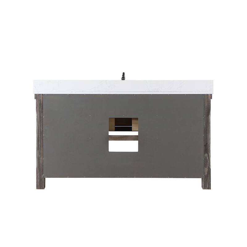 Villareal Bath Vanity with Composite Stone Top without Mirror