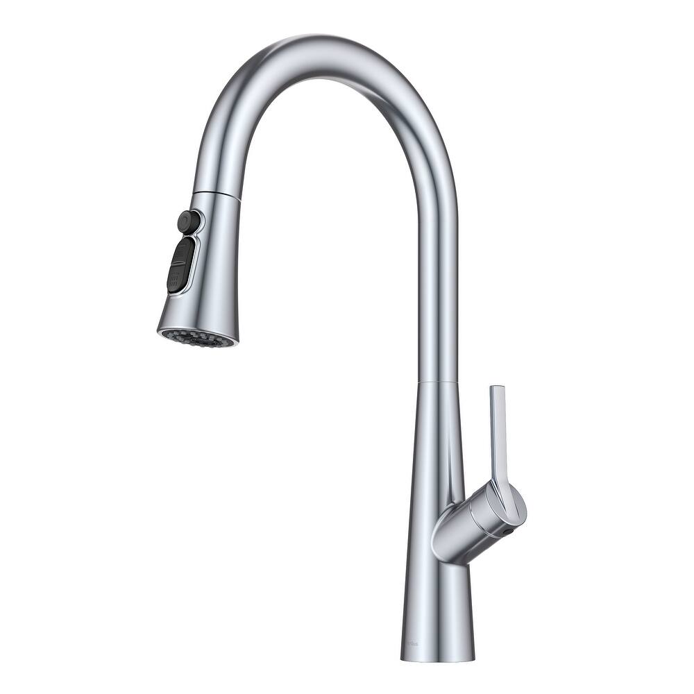 KRAUS Odelia 4-Function Single Handle Pull Down Kitchen Faucet