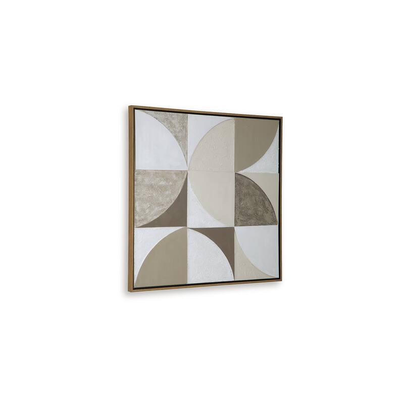 Signature Design by Ashley Harelman Beige/White Wall Art