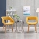 preview thumbnail 40 of 39, Mcombo Modern Accent Armchairs Kitchen Dining Room Chairs Set of 2 - 28*20*24 in