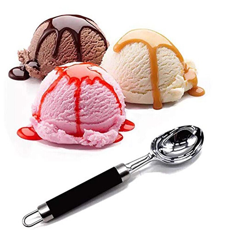 2 Pcs Stainless Steel Ice Cream Ball Scoop