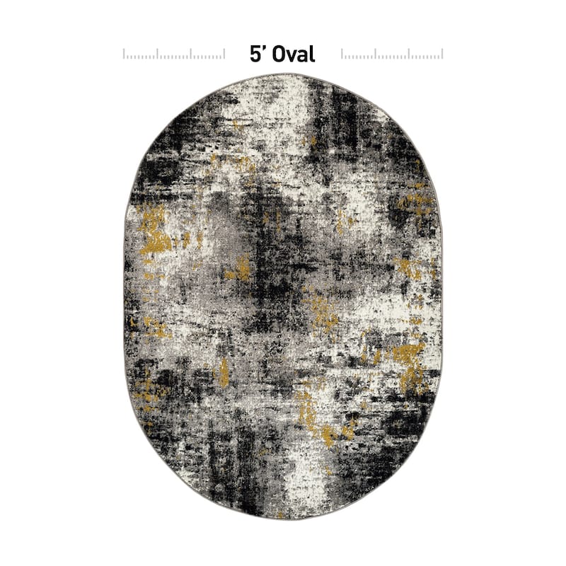 World Rug Gallery Adare Contemporary Abstract Area Rug