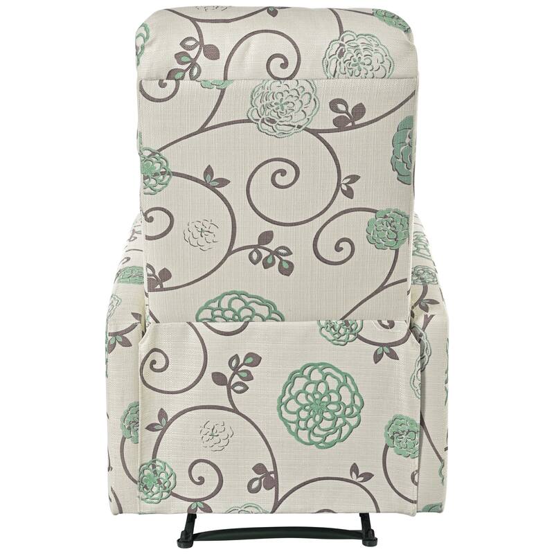 Manual Upholstered Recliner Chair, Modern Recliner Adjustable Single Sofa Chair, High Back Lounge Chairs for Living Room