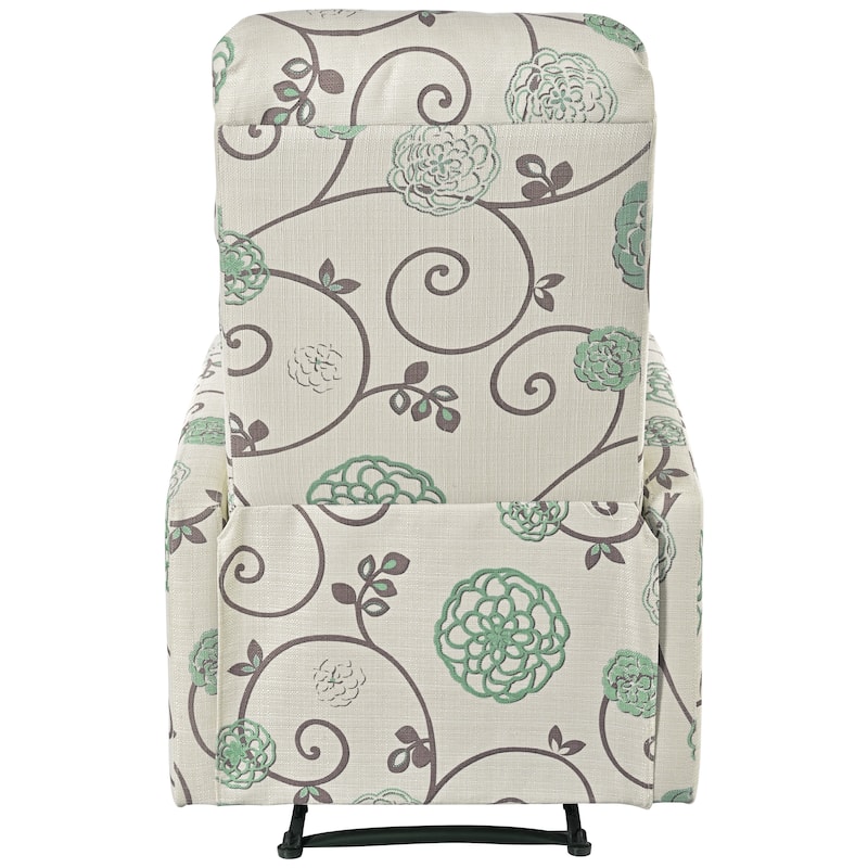 Modern Lounge Chaise Chair, Home Theater Manual Recliner Chair, Accent Chair with Three Adjustable Angles
