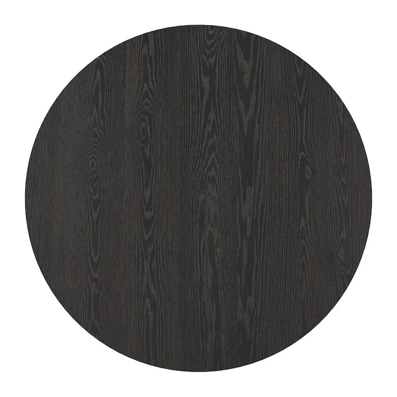 Harstad 47" Wood Finish Fixed Top Round Dining Set by iNSPIRE Q Modern