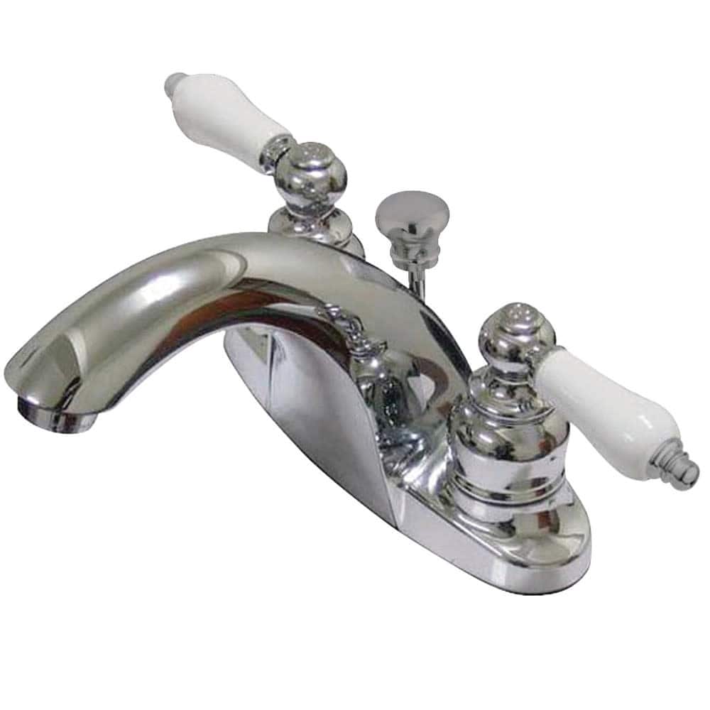 Kingston Brass English Country Centerset Bathroom Faucet with Pop-Up