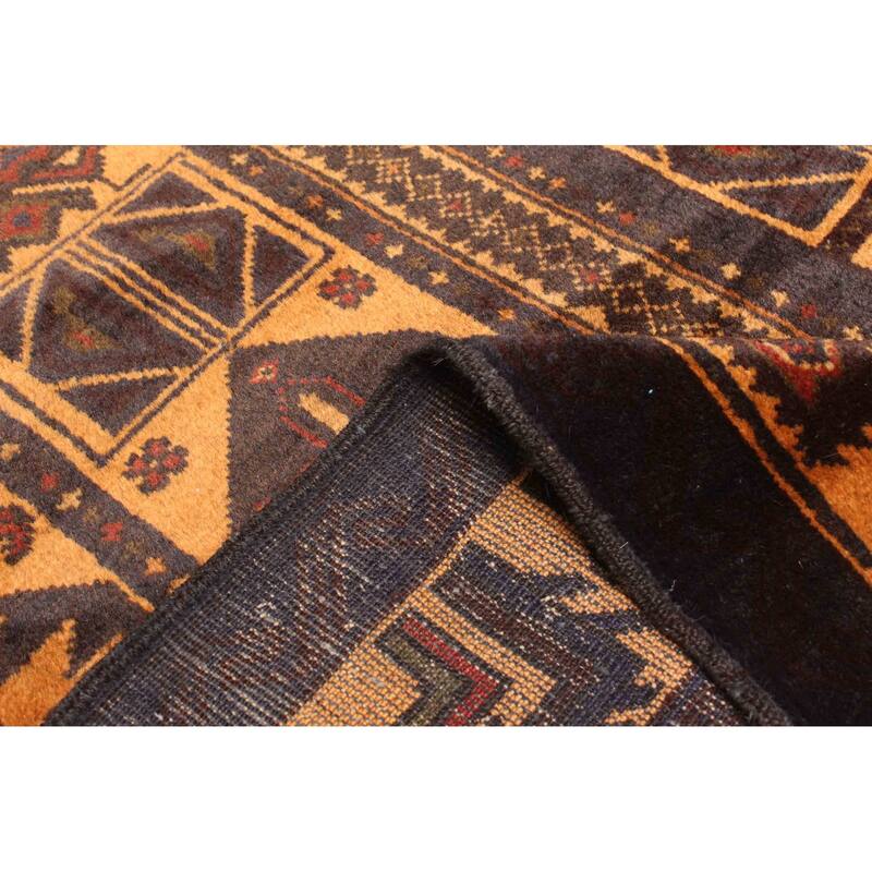 ECARPETGALLERY Hand-knotted Teimani Dark Grey Wool Rug - 4'0 x 6'8