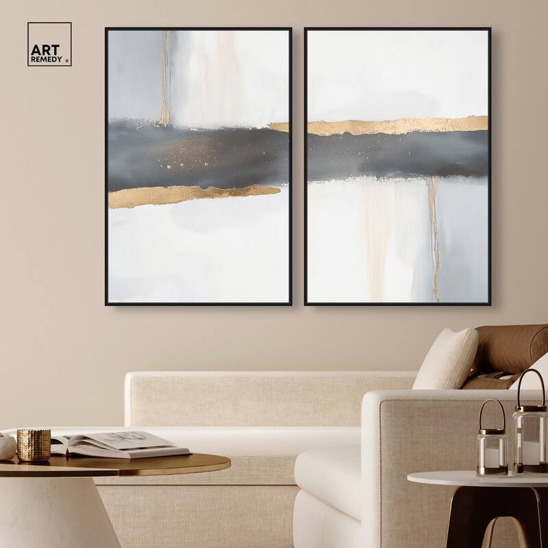 Azure Horizon I Canvas Set of 2 by Art Remedy
