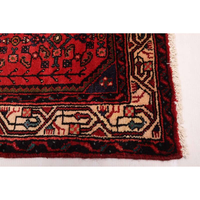 ECARPETGALLERY Hand-knotted Andelz Red Wool Rug - 2'6 x 9'3