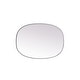 preview thumbnail 4 of 8, Elegant Lighting MR2B2736 Brynn 27" W x 36" H Modern Oval Bathroom