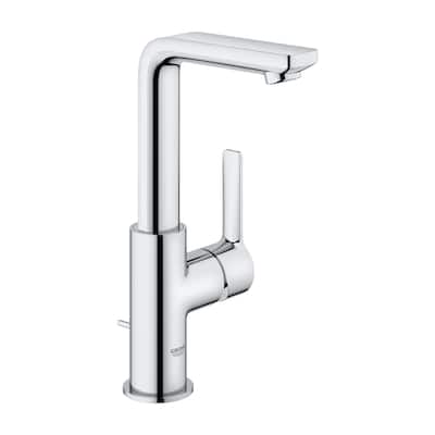 Grohe Lineare 1.2 GPM Deck Mounted L-Size Bathroom Faucet with Pop-Up
