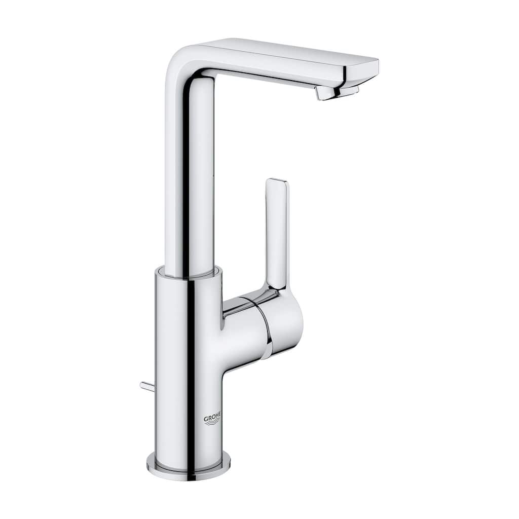 Grohe Lineare 1.2 GPM Deck Mounted L-Size Bathroom Faucet with Pop-Up